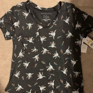 Adorable flowy bulls head shirt